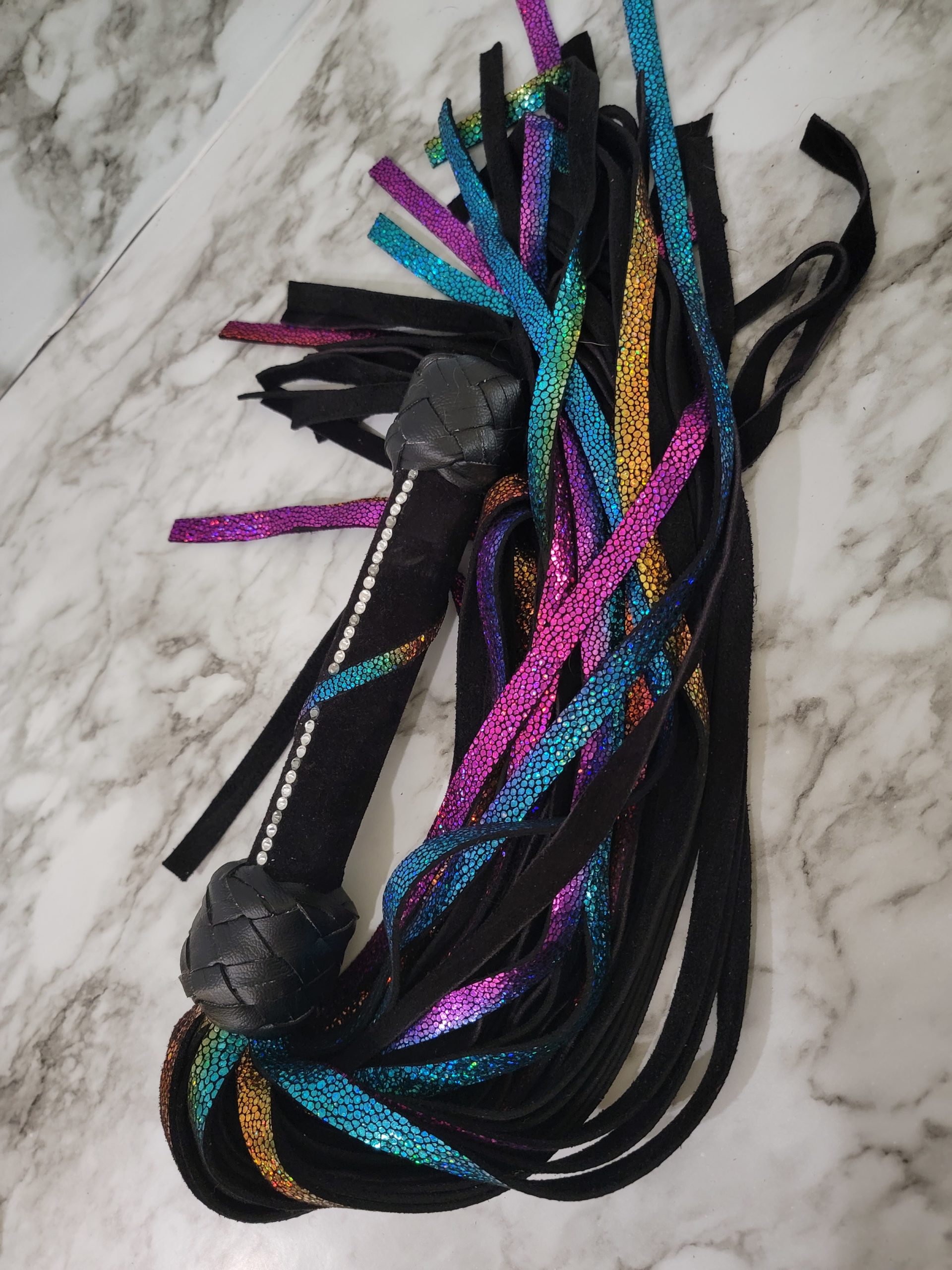 Metallic Rainbow Stingray Flogger – Wicked Thorns